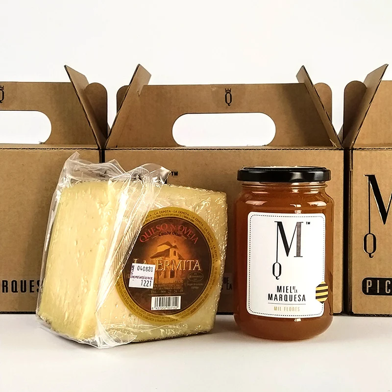 Caja Picnic Miel de la Marquesa y Queso de La Ermita