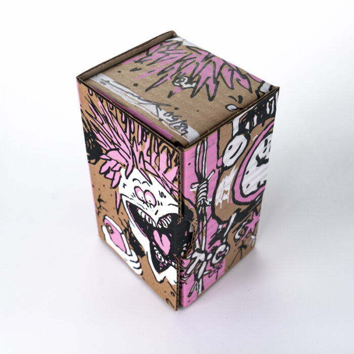 Caja del artista José Gracia, proyecto Creative Honey