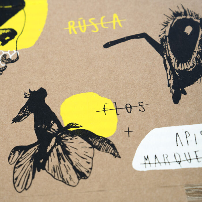 Caja del artista Mateo Andrea, proyecto Creative Honey