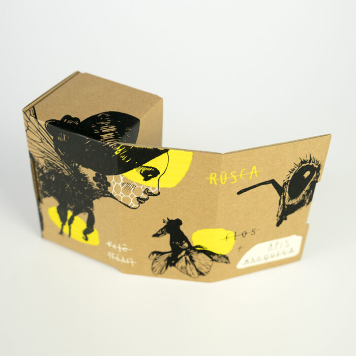 Caja del artista Mateo Andrea, proyecto Creative Honey